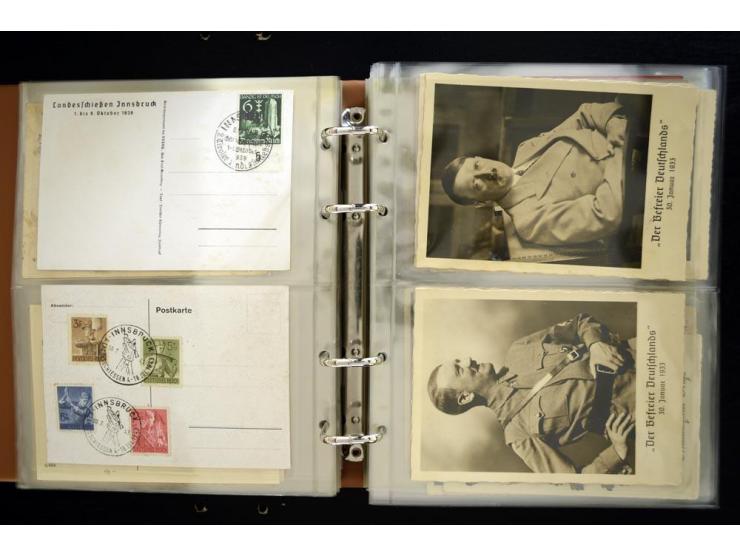 PROPAGANDAKARTEN: 1919/1945, umfangreiche Sammlung mit  über 1000 ungebrauchten und gebrauchten Karten inkl. einigen Werbe- u