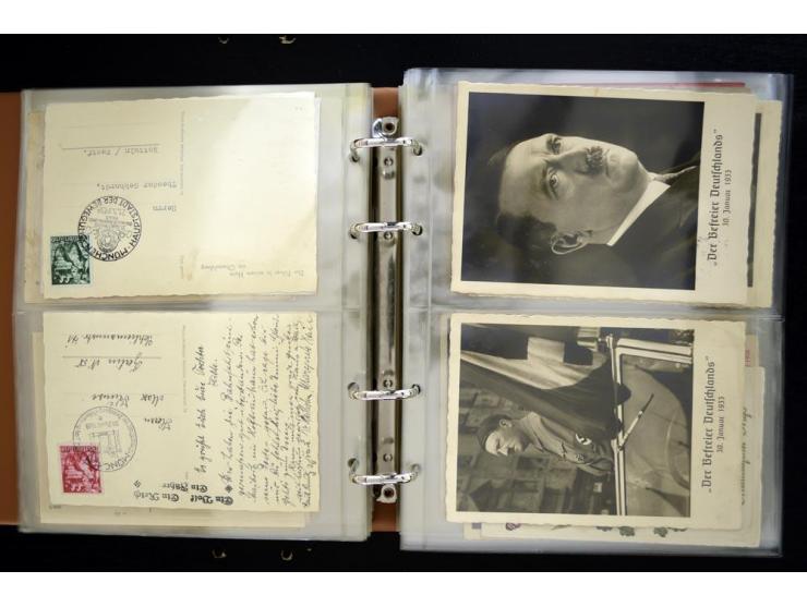 PROPAGANDAKARTEN: 1919/1945, umfangreiche Sammlung mit  über 1000 ungebrauchten und gebrauchten Karten inkl. einigen Werbe- u