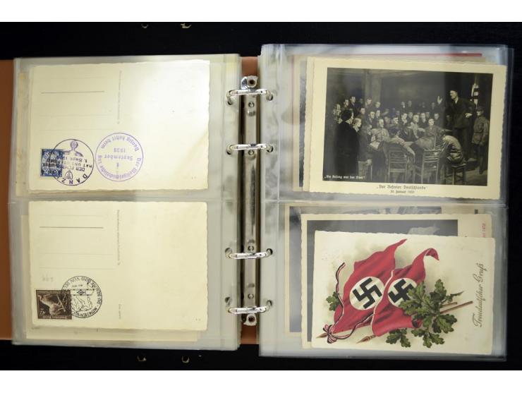 PROPAGANDAKARTEN: 1919/1945, umfangreiche Sammlung mit  über 1000 ungebrauchten und gebrauchten Karten inkl. einigen Werbe- u
