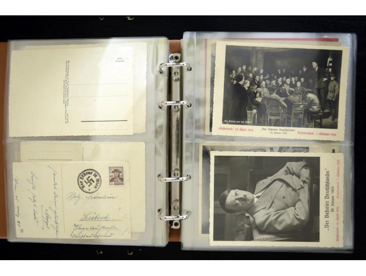 PROPAGANDAKARTEN: 1919/1945, umfangreiche Sammlung mit  über 1000 ungebrauchten und gebrauchten Karten inkl. einigen Werbe- u