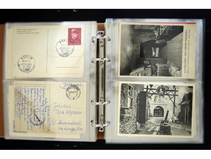 PROPAGANDAKARTEN: 1919/1945, umfangreiche Sammlung mit  über 1000 ungebrauchten und gebrauchten Karten inkl. einigen Werbe- u