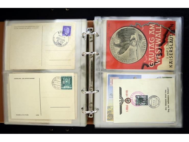 PROPAGANDAKARTEN: 1919/1945, umfangreiche Sammlung mit  über 1000 ungebrauchten und gebrauchten Karten inkl. einigen Werbe- u