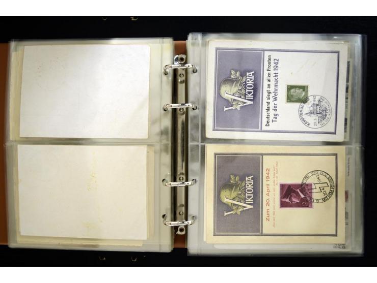 PROPAGANDAKARTEN: 1919/1945, umfangreiche Sammlung mit  über 1000 ungebrauchten und gebrauchten Karten inkl. einigen Werbe- u