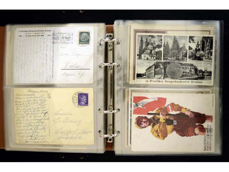 PROPAGANDAKARTEN: 1919/1945, umfangreiche Sammlung mit  über 1000 ungebrauchten und gebrauchten Karten inkl. einigen Werbe- u