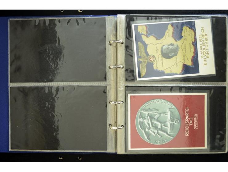 PROPAGANDAKARTEN: 1919/1945, umfangreiche Sammlung mit  über 1000 ungebrauchten und gebrauchten Karten inkl. einigen Werbe- u
