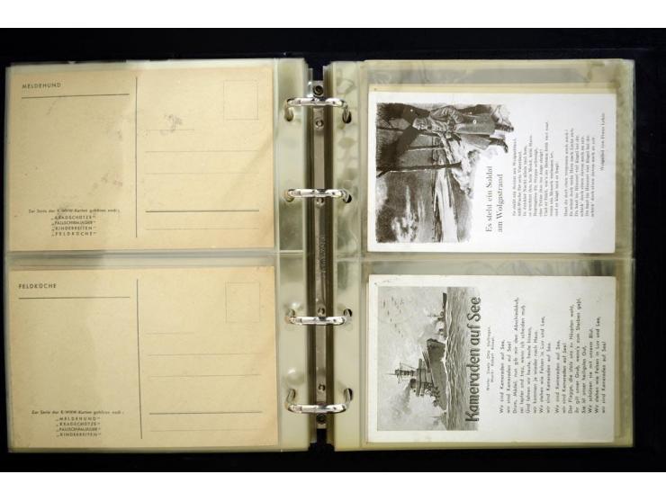 PROPAGANDAKARTEN: 1919/1945, umfangreiche Sammlung mit  über 1000 ungebrauchten und gebrauchten Karten inkl. einigen Werbe- u
