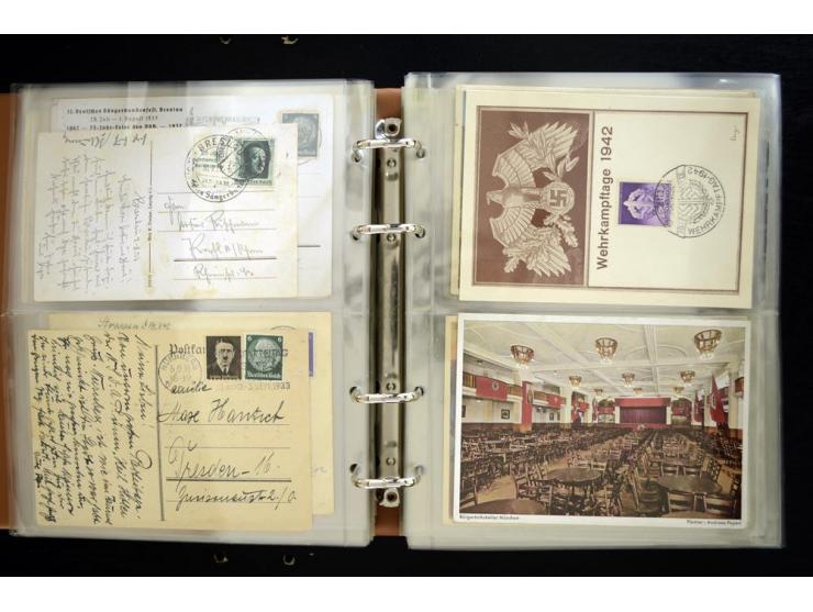 PROPAGANDAKARTEN: 1919/1945, umfangreiche Sammlung mit  über 1000 ungebrauchten und gebrauchten Karten inkl. einigen Werbe- u