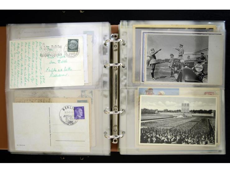 PROPAGANDAKARTEN: 1919/1945, umfangreiche Sammlung mit  über 1000 ungebrauchten und gebrauchten Karten inkl. einigen Werbe- u