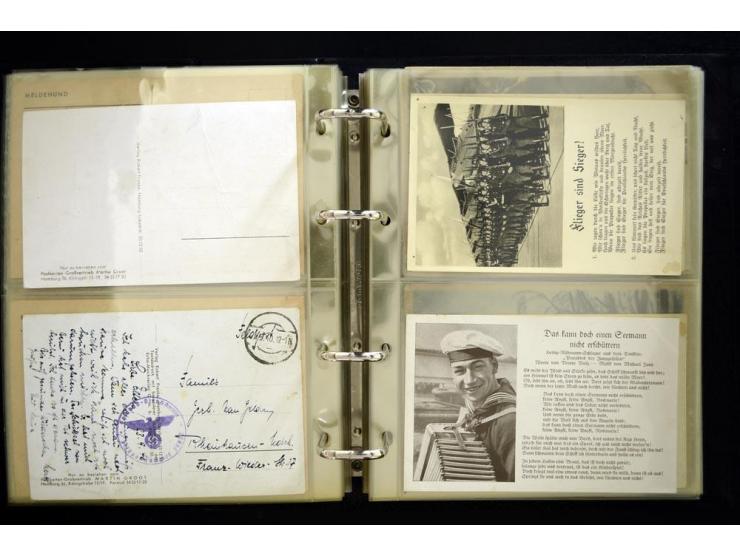 PROPAGANDAKARTEN: 1919/1945, umfangreiche Sammlung mit  über 1000 ungebrauchten und gebrauchten Karten inkl. einigen Werbe- u