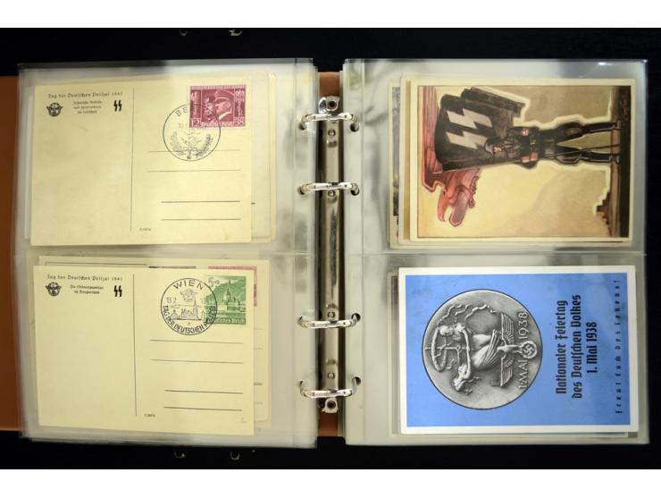 PROPAGANDAKARTEN: 1919/1945, umfangreiche Sammlung mit  über 1000 ungebrauchten und gebrauchten Karten inkl. einigen Werbe- u
