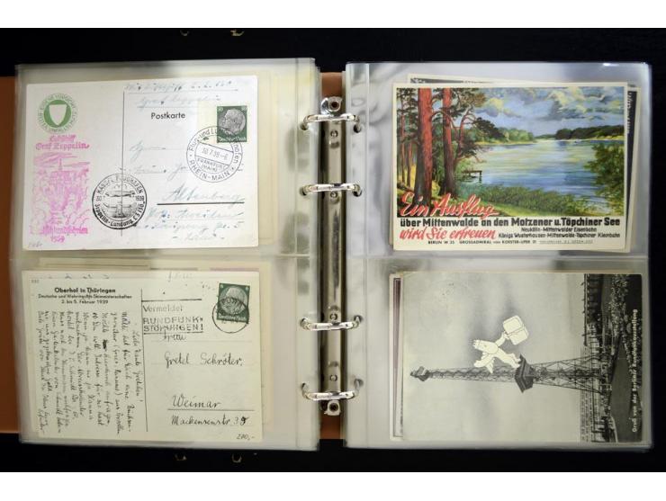PROPAGANDAKARTEN: 1919/1945, umfangreiche Sammlung mit  über 1000 ungebrauchten und gebrauchten Karten inkl. einigen Werbe- u