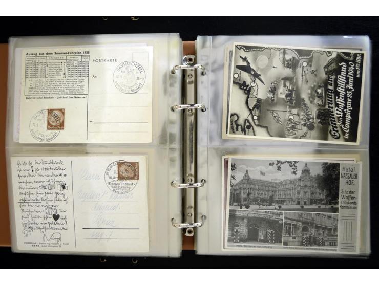 PROPAGANDAKARTEN: 1919/1945, umfangreiche Sammlung mit  über 1000 ungebrauchten und gebrauchten Karten inkl. einigen Werbe- u