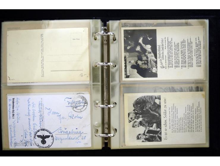 PROPAGANDAKARTEN: 1919/1945, umfangreiche Sammlung mit  über 1000 ungebrauchten und gebrauchten Karten inkl. einigen Werbe- u