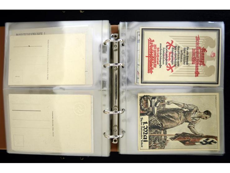 PROPAGANDAKARTEN: 1919/1945, umfangreiche Sammlung mit  über 1000 ungebrauchten und gebrauchten Karten inkl. einigen Werbe- u