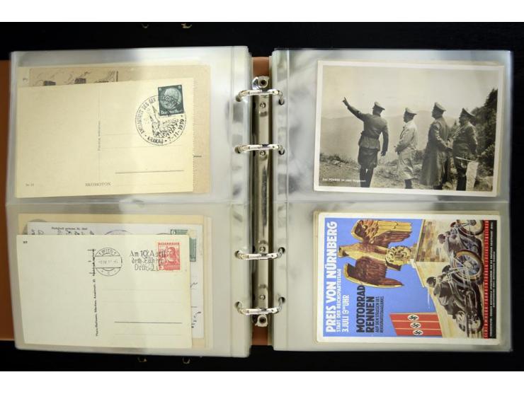 PROPAGANDAKARTEN: 1919/1945, umfangreiche Sammlung mit  über 1000 ungebrauchten und gebrauchten Karten inkl. einigen Werbe- u