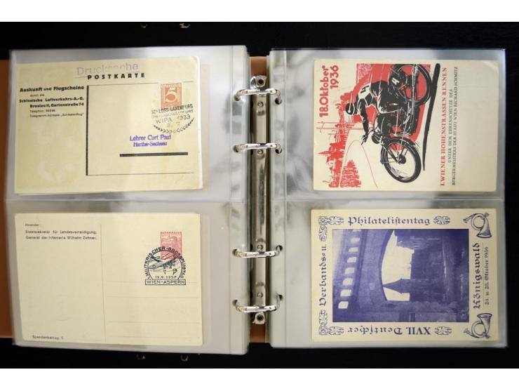PROPAGANDAKARTEN: 1919/1945, umfangreiche Sammlung mit  über 1000 ungebrauchten und gebrauchten Karten inkl. einigen Werbe- u