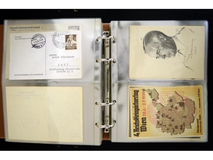 PROPAGANDAKARTEN: 1919/1945, umfangreiche Sammlung mit  über 1000 ungebrauchten und gebrauchten Karten inkl. einigen Werbe- u