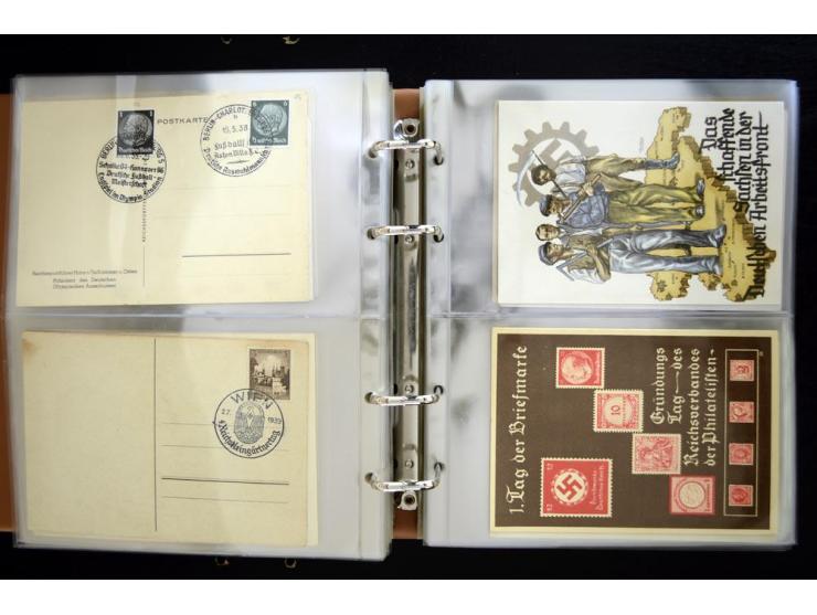 PROPAGANDAKARTEN: 1919/1945, umfangreiche Sammlung mit  über 1000 ungebrauchten und gebrauchten Karten inkl. einigen Werbe- u