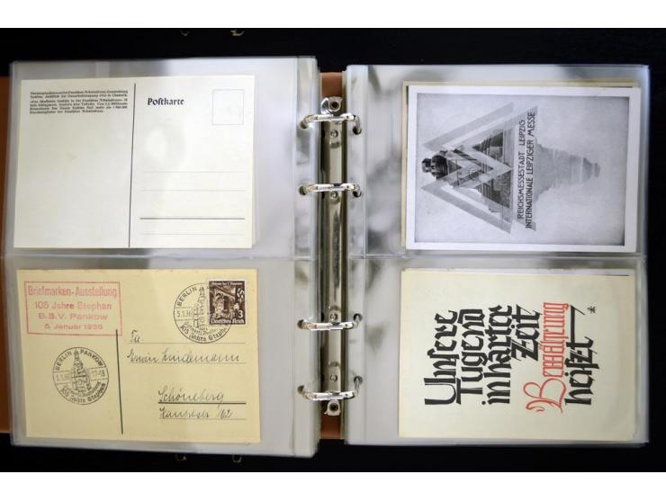 PROPAGANDAKARTEN: 1919/1945, umfangreiche Sammlung mit  über 1000 ungebrauchten und gebrauchten Karten inkl. einigen Werbe- u