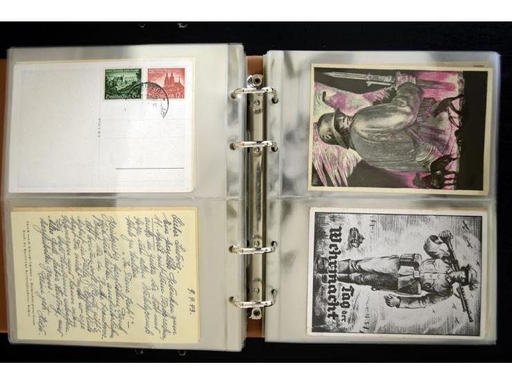 PROPAGANDAKARTEN: 1919/1945, umfangreiche Sammlung mit  über 1000 ungebrauchten und gebrauchten Karten inkl. einigen Werbe- u