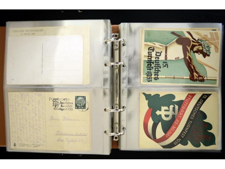 PROPAGANDAKARTEN: 1919/1945, umfangreiche Sammlung mit  über 1000 ungebrauchten und gebrauchten Karten inkl. einigen Werbe- u