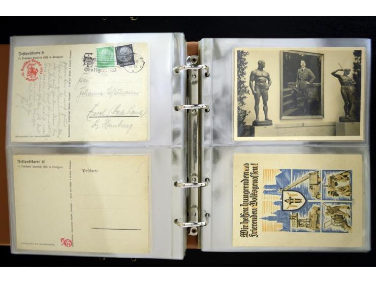 PROPAGANDAKARTEN: 1919/1945, umfangreiche Sammlung mit  über 1000 ungebrauchten und gebrauchten Karten inkl. einigen Werbe- u