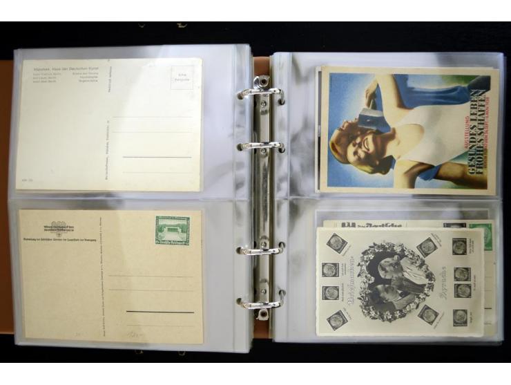 PROPAGANDAKARTEN: 1919/1945, umfangreiche Sammlung mit  über 1000 ungebrauchten und gebrauchten Karten inkl. einigen Werbe- u