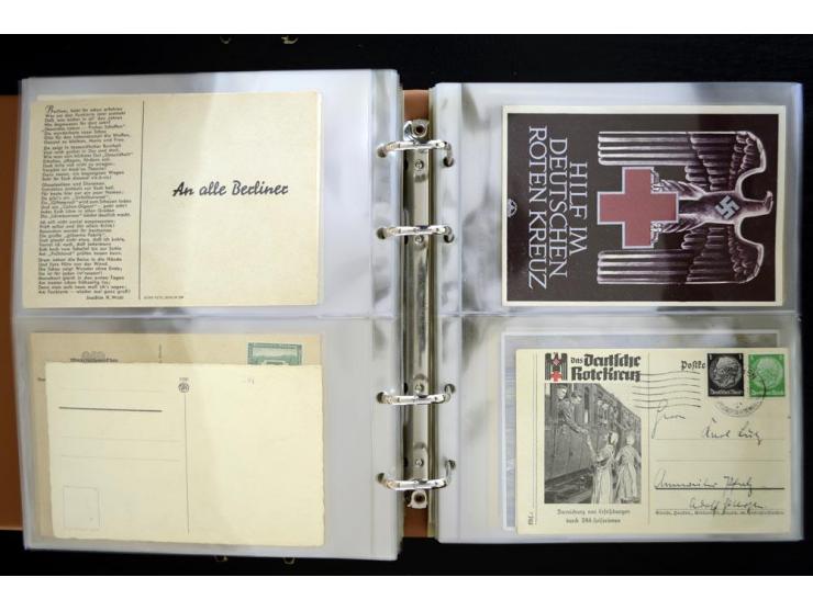 PROPAGANDAKARTEN: 1919/1945, umfangreiche Sammlung mit  über 1000 ungebrauchten und gebrauchten Karten inkl. einigen Werbe- u