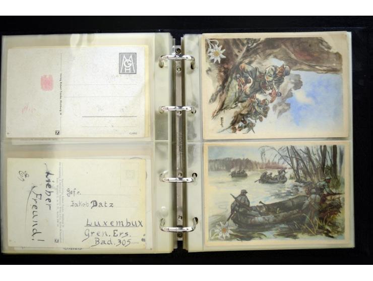 PROPAGANDAKARTEN: 1919/1945, umfangreiche Sammlung mit  über 1000 ungebrauchten und gebrauchten Karten inkl. einigen Werbe- u