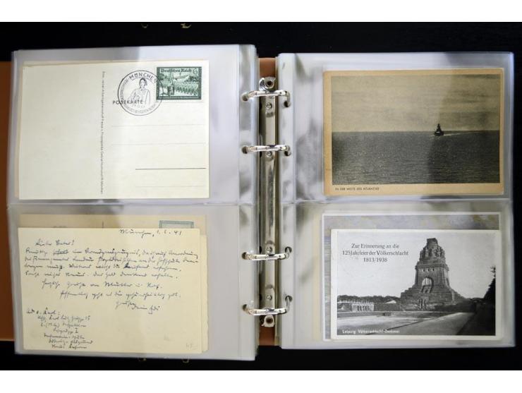 PROPAGANDAKARTEN: 1919/1945, umfangreiche Sammlung mit  über 1000 ungebrauchten und gebrauchten Karten inkl. einigen Werbe- u