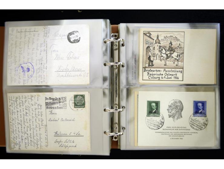 PROPAGANDAKARTEN: 1919/1945, umfangreiche Sammlung mit  über 1000 ungebrauchten und gebrauchten Karten inkl. einigen Werbe- u