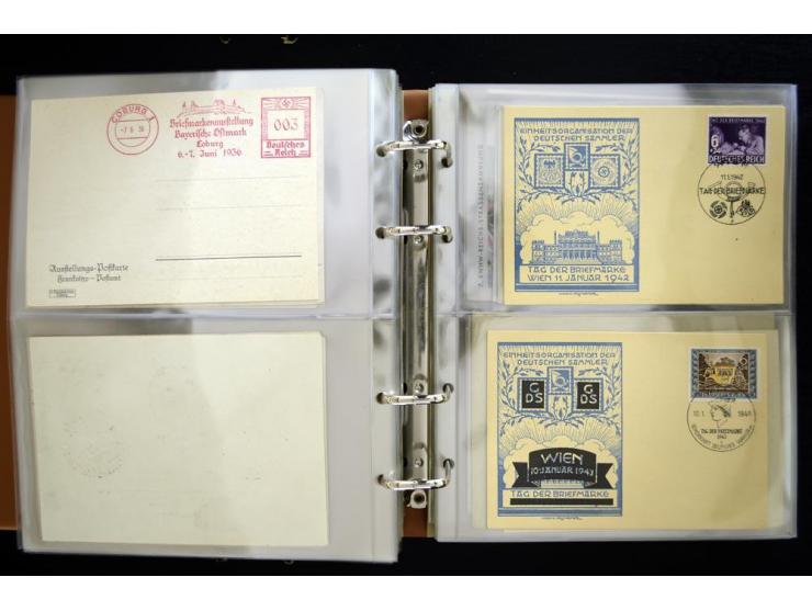 PROPAGANDAKARTEN: 1919/1945, umfangreiche Sammlung mit  über 1000 ungebrauchten und gebrauchten Karten inkl. einigen Werbe- u