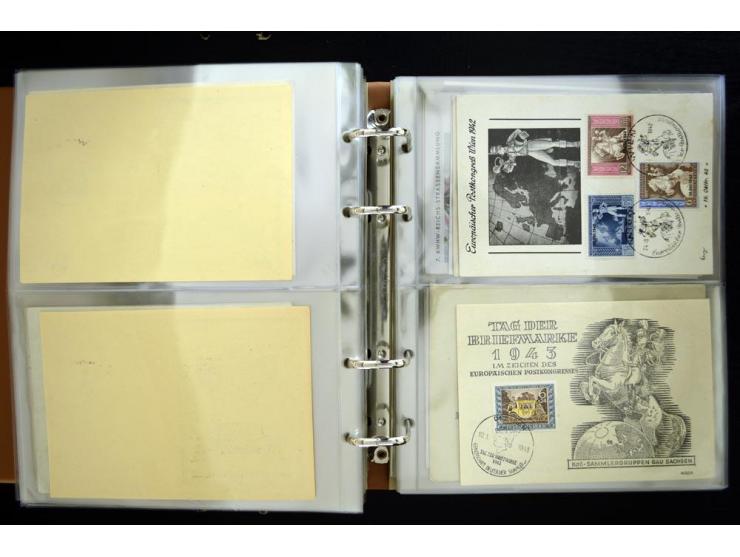 PROPAGANDAKARTEN: 1919/1945, umfangreiche Sammlung mit  über 1000 ungebrauchten und gebrauchten Karten inkl. einigen Werbe- u