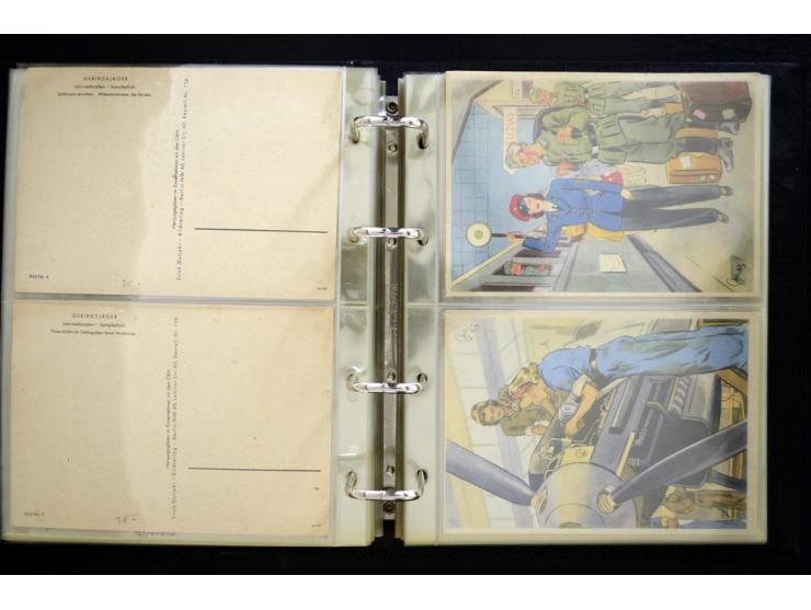 PROPAGANDAKARTEN: 1919/1945, umfangreiche Sammlung mit  über 1000 ungebrauchten und gebrauchten Karten inkl. einigen Werbe- u