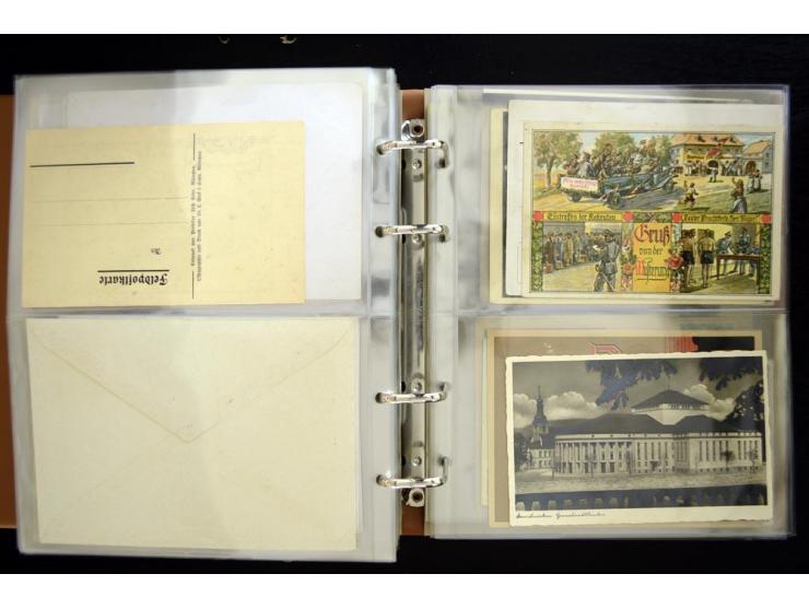 PROPAGANDAKARTEN: 1919/1945, umfangreiche Sammlung mit  über 1000 ungebrauchten und gebrauchten Karten inkl. einigen Werbe- u