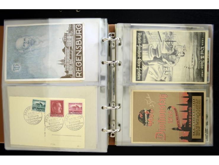 PROPAGANDAKARTEN: 1919/1945, umfangreiche Sammlung mit  über 1000 ungebrauchten und gebrauchten Karten inkl. einigen Werbe- u