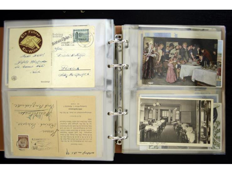 PROPAGANDAKARTEN: 1919/1945, umfangreiche Sammlung mit  über 1000 ungebrauchten und gebrauchten Karten inkl. einigen Werbe- u
