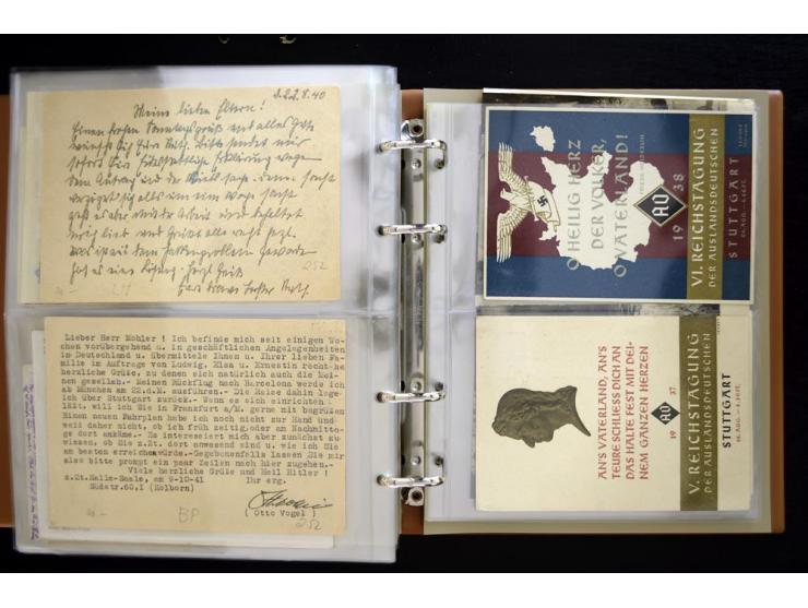 PROPAGANDAKARTEN: 1919/1945, umfangreiche Sammlung mit  über 1000 ungebrauchten und gebrauchten Karten inkl. einigen Werbe- u
