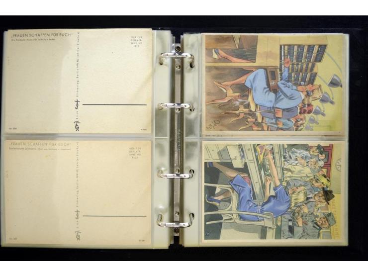 PROPAGANDAKARTEN: 1919/1945, umfangreiche Sammlung mit  über 1000 ungebrauchten und gebrauchten Karten inkl. einigen Werbe- u