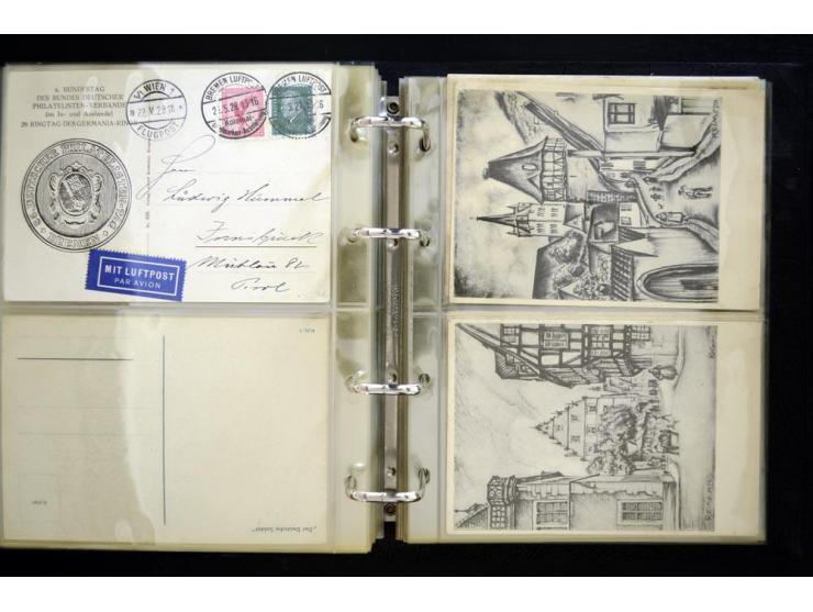 PROPAGANDAKARTEN: 1919/1945, umfangreiche Sammlung mit  über 1000 ungebrauchten und gebrauchten Karten inkl. einigen Werbe- u