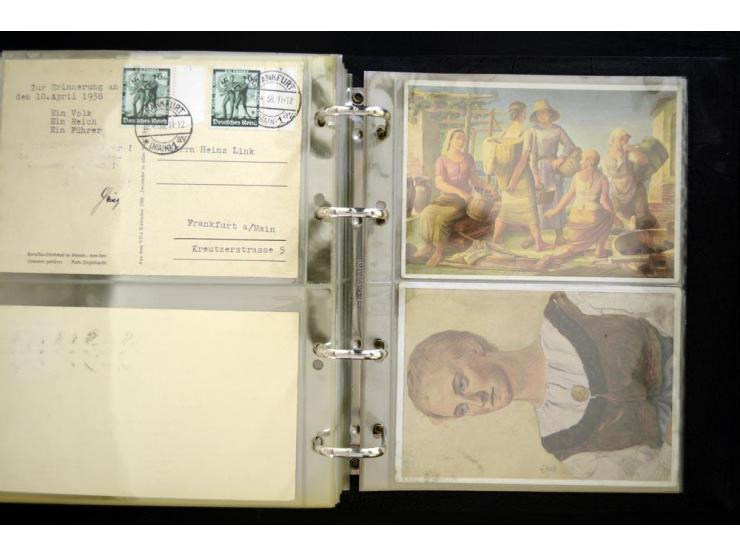 PROPAGANDAKARTEN: 1919/1945, umfangreiche Sammlung mit  über 1000 ungebrauchten und gebrauchten Karten inkl. einigen Werbe- u