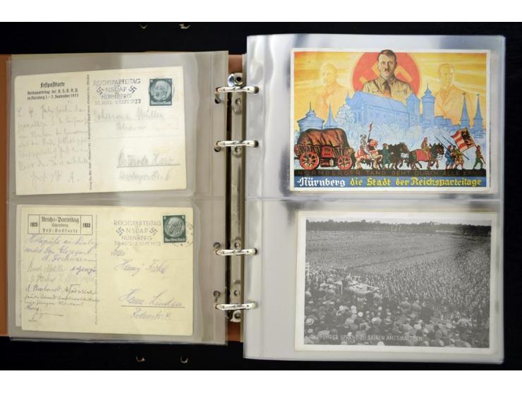 PROPAGANDAKARTEN: 1919/1945, umfangreiche Sammlung mit  über 1000 ungebrauchten und gebrauchten Karten inkl. einigen Werbe- u