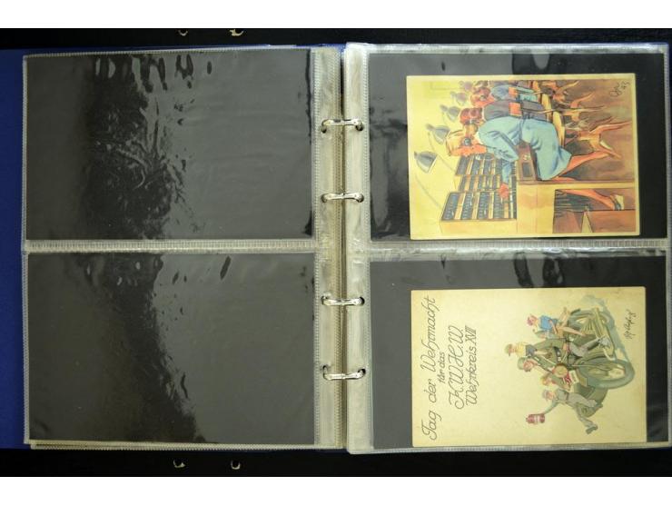 PROPAGANDAKARTEN: 1919/1945, umfangreiche Sammlung mit  über 1000 ungebrauchten und gebrauchten Karten inkl. einigen Werbe- u
