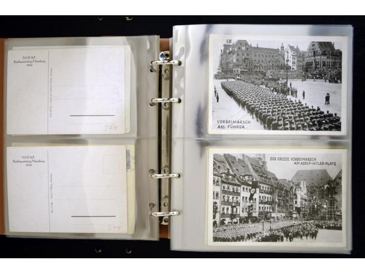 PROPAGANDAKARTEN: 1919/1945, umfangreiche Sammlung mit  über 1000 ungebrauchten und gebrauchten Karten inkl. einigen Werbe- u