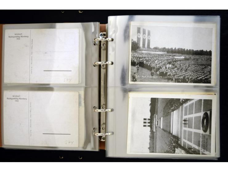 PROPAGANDAKARTEN: 1919/1945, umfangreiche Sammlung mit  über 1000 ungebrauchten und gebrauchten Karten inkl. einigen Werbe- u