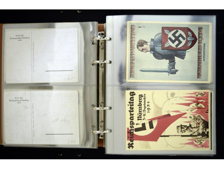 PROPAGANDAKARTEN: 1919/1945, umfangreiche Sammlung mit  über 1000 ungebrauchten und gebrauchten Karten inkl. einigen Werbe- u