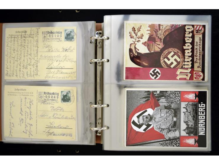 PROPAGANDAKARTEN: 1919/1945, umfangreiche Sammlung mit  über 1000 ungebrauchten und gebrauchten Karten inkl. einigen Werbe- u