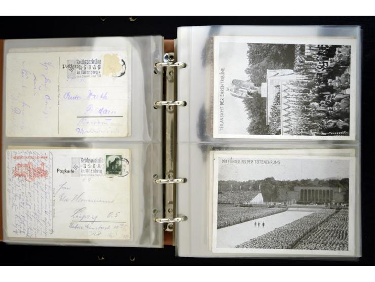 PROPAGANDAKARTEN: 1919/1945, umfangreiche Sammlung mit  über 1000 ungebrauchten und gebrauchten Karten inkl. einigen Werbe- u