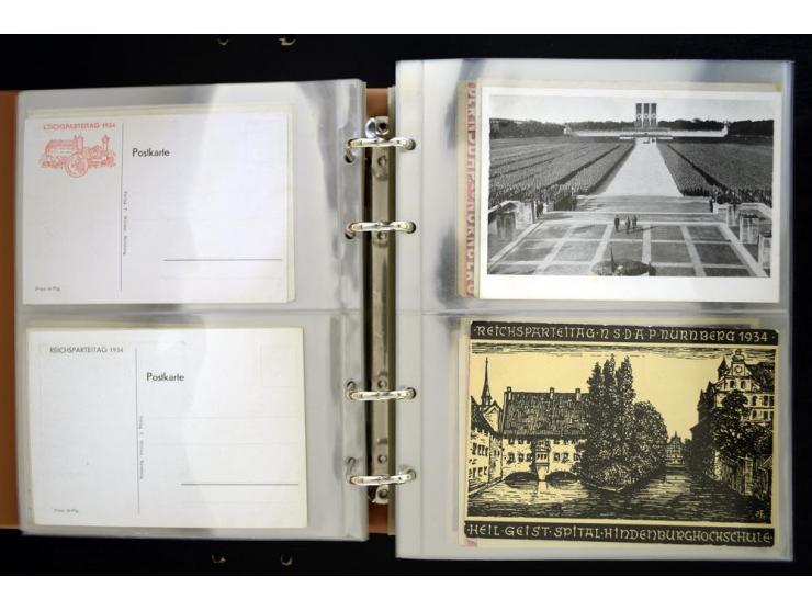PROPAGANDAKARTEN: 1919/1945, umfangreiche Sammlung mit  über 1000 ungebrauchten und gebrauchten Karten inkl. einigen Werbe- u