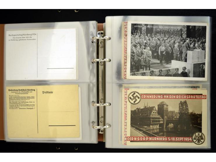PROPAGANDAKARTEN: 1919/1945, umfangreiche Sammlung mit  über 1000 ungebrauchten und gebrauchten Karten inkl. einigen Werbe- u